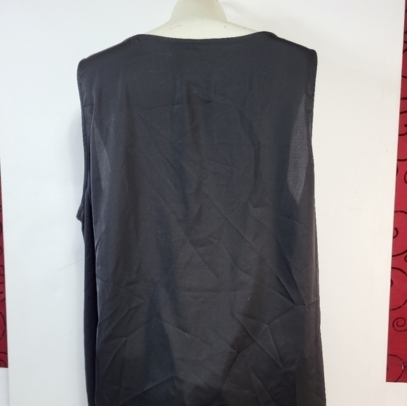 Torrid Sleeveless Black Sequin Blouse - Picture 7 of 7